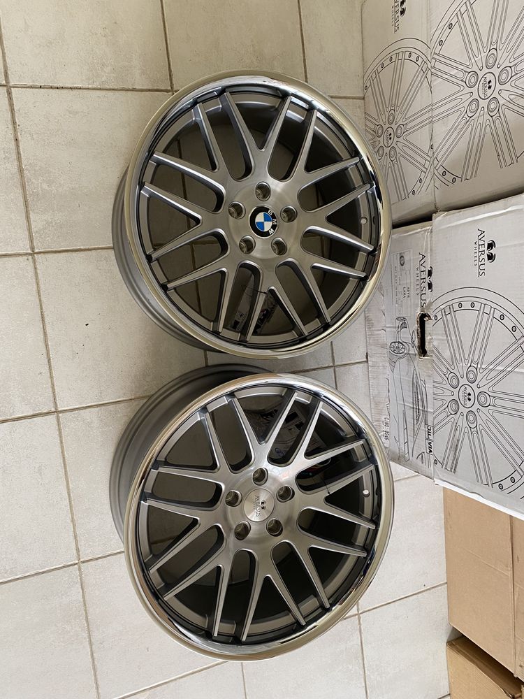 Jantes 20” 5x120 novas Aversus BMW serie 5,6,7 E60 E61 M5 M6 concavas