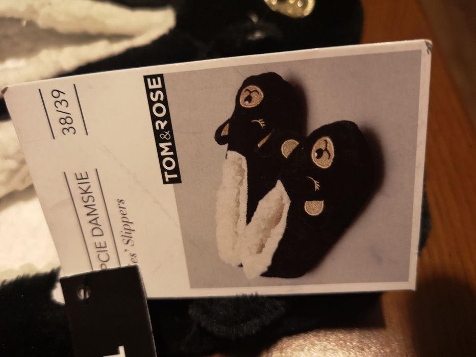 Ciepłe kapcie roz. 38-39