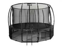 Trampolina Ogrodowa 435cm/14ft czarna Maxy Comfort Plus