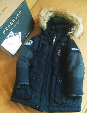 Пуховик куртка зимняя Reserved мальчику  на рост 104