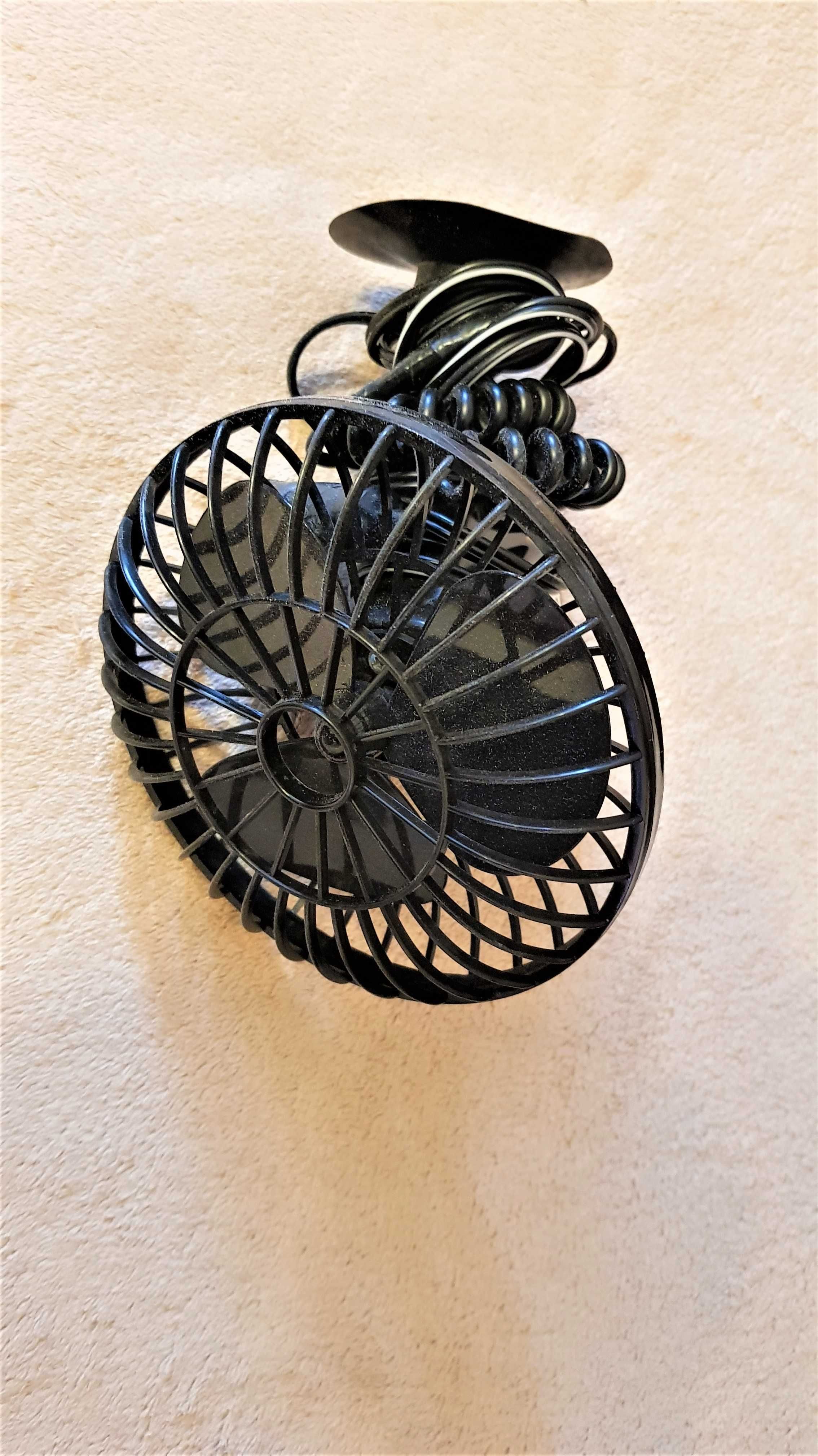 Wentylator 12V na przyssawkę