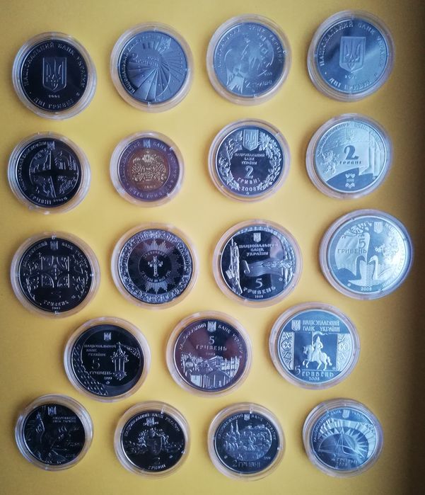 продам монети НБУ(по списку цен) 2009 - 2021 роки в капсулах