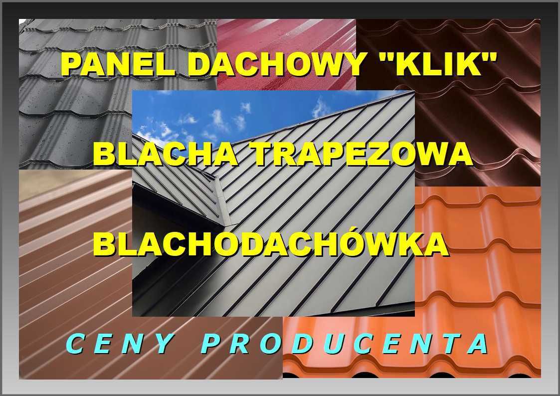 Panel dachowy "klik – na rąbek"  producent dostawa gratis promocja