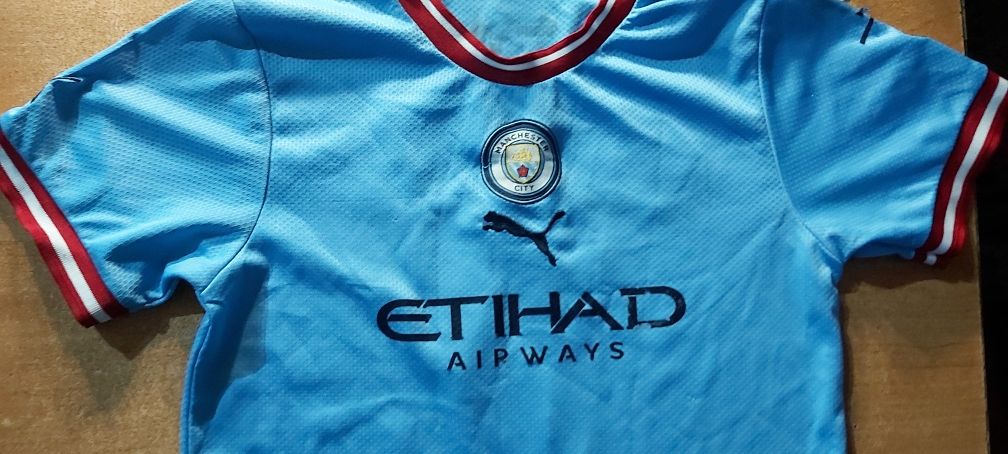 Etihad PUMA 128-140cm Manchester City koszulka sportowa