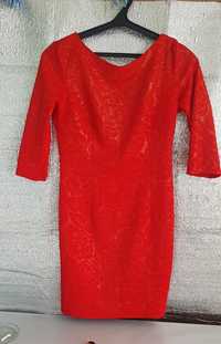 Червона міні сукня