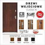 Drzwi zewnętrzne do mieszkań wewnątrzklatkowe wyciszone z montażem