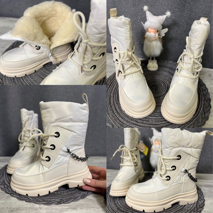 зимові чобітки  для дівчинки дутики /сапоги зимние для девочки ботинки