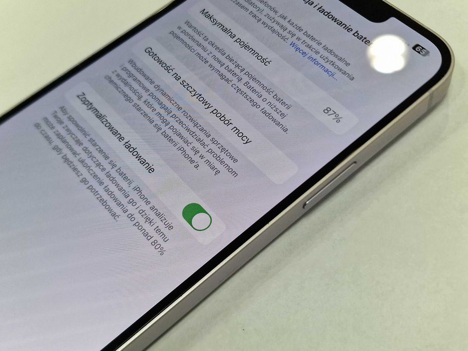 Iphone 14 Plus 128GB/ A2886/ Purple/ BAT 87%/ Grade A- + ładowarka