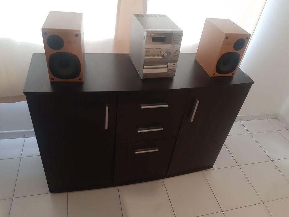 Mobília sala(3 aparadores) + sofá + poltrona