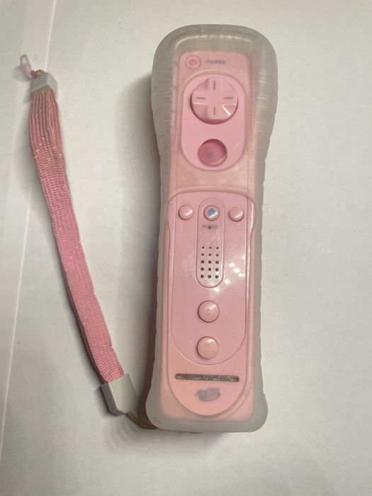 Wii Motion Plus для Nintendo wii пинк - розовый джойстик  + чехол сили