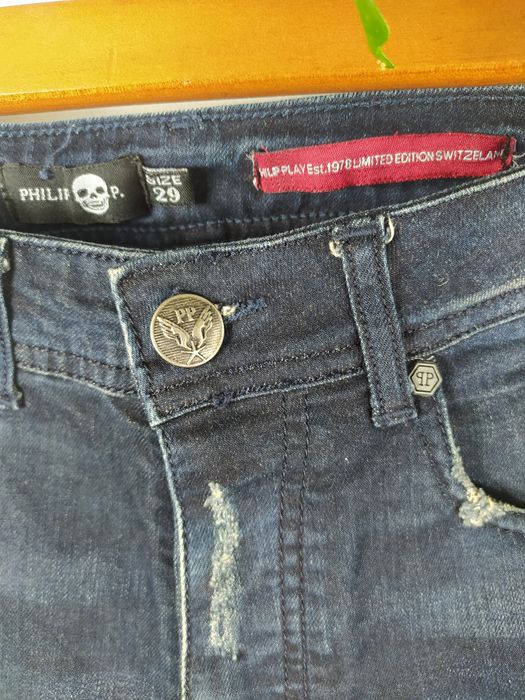 Jeansy męskie Philip Plein skinny S