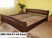 Кровать двуспальная Агата 120 из массива дерева, ліжко Венеция