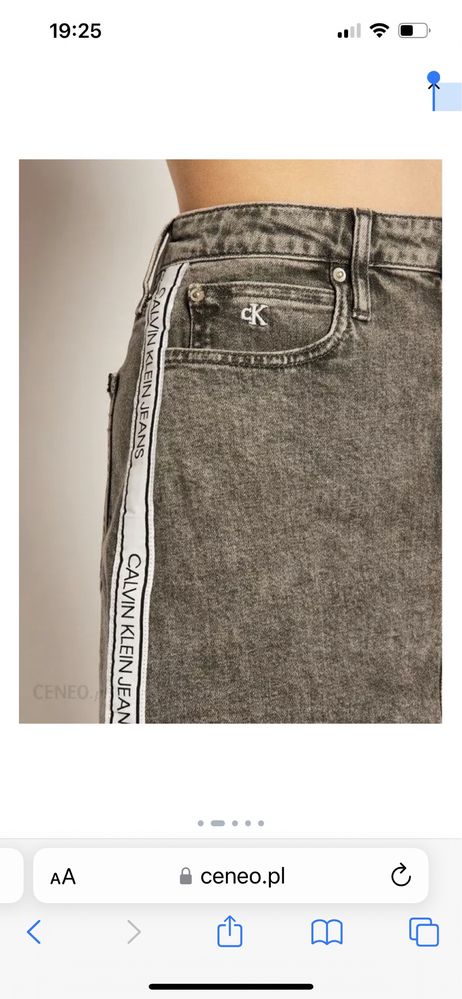 Spódnica jeans Calvin Klain