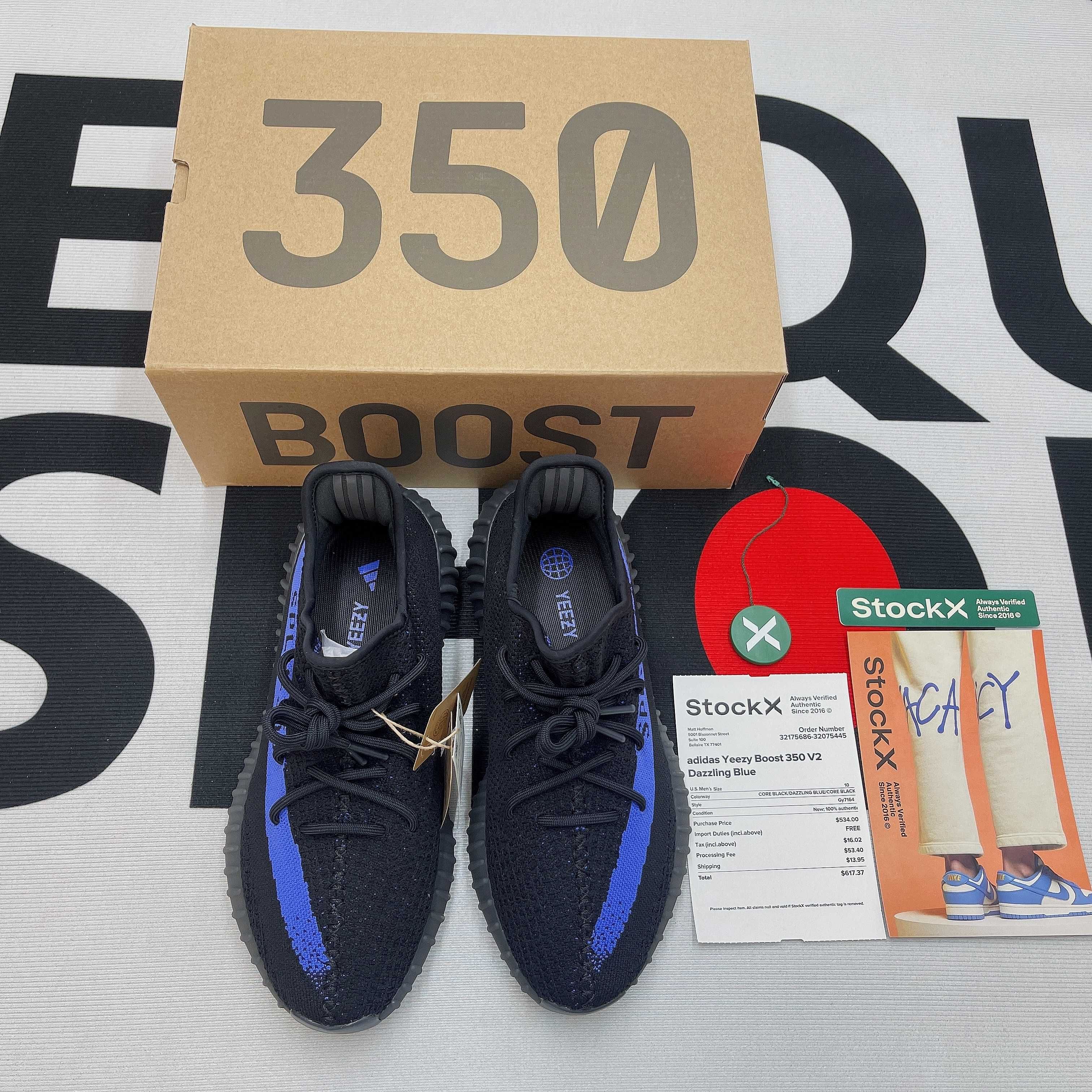 Buty Adidas & Yeezy 350 V2 Dazzling Blue (36-48)