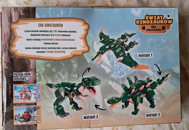 Elefun Klocki Świat Dinozaurów Dinozaur