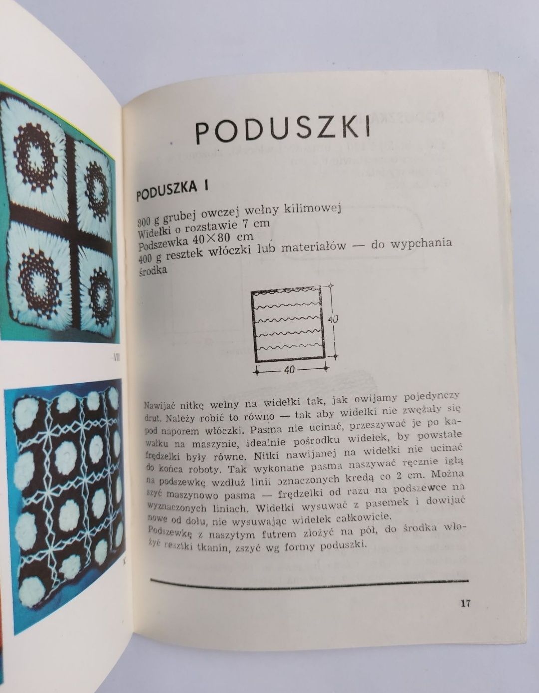 Książka "Narzuty i poduszki" - Wanda Kasperowicz