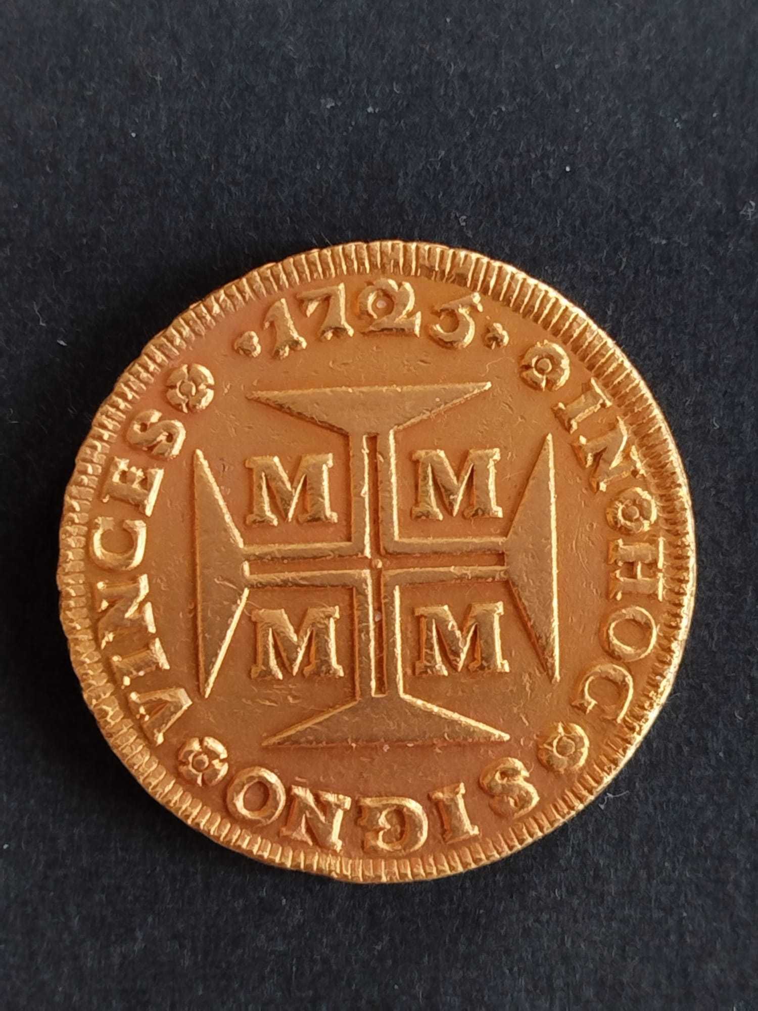 1725 - D. João V - Dobrão 20.000 Reis - Ouro - Minas Gerais