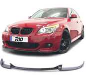 SPOILER LIP BMW E60 E61 07-09 LOOK M PRETO BRILHANTE