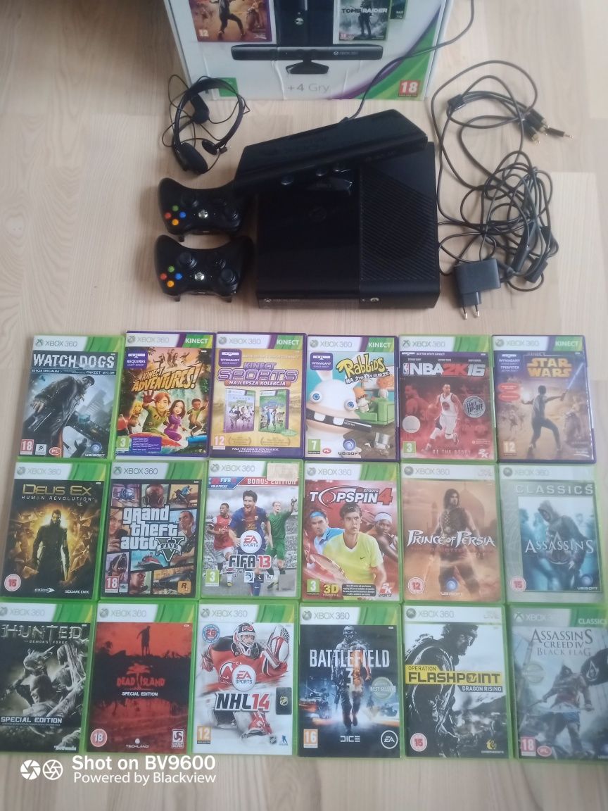 Konsola Xbox 360 250GB duży zestaw