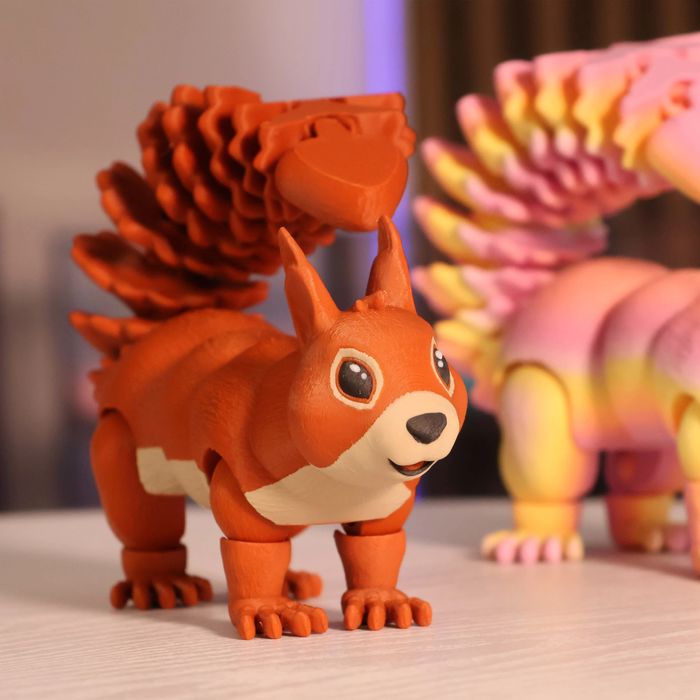 Рухома білочка / антистрес/іграшка тварин / подарунок