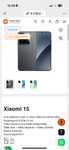 Xiaomi 15 como novo