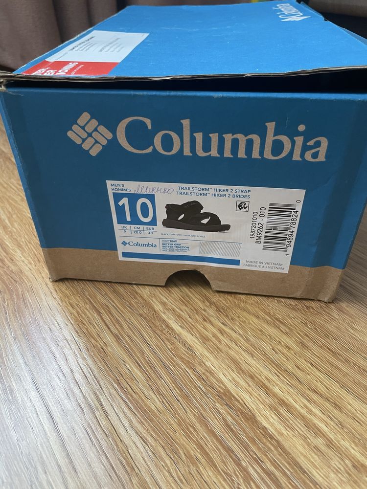 Сандалі Columbia оригінал, нові! Розмір 10 (устілка 28см)