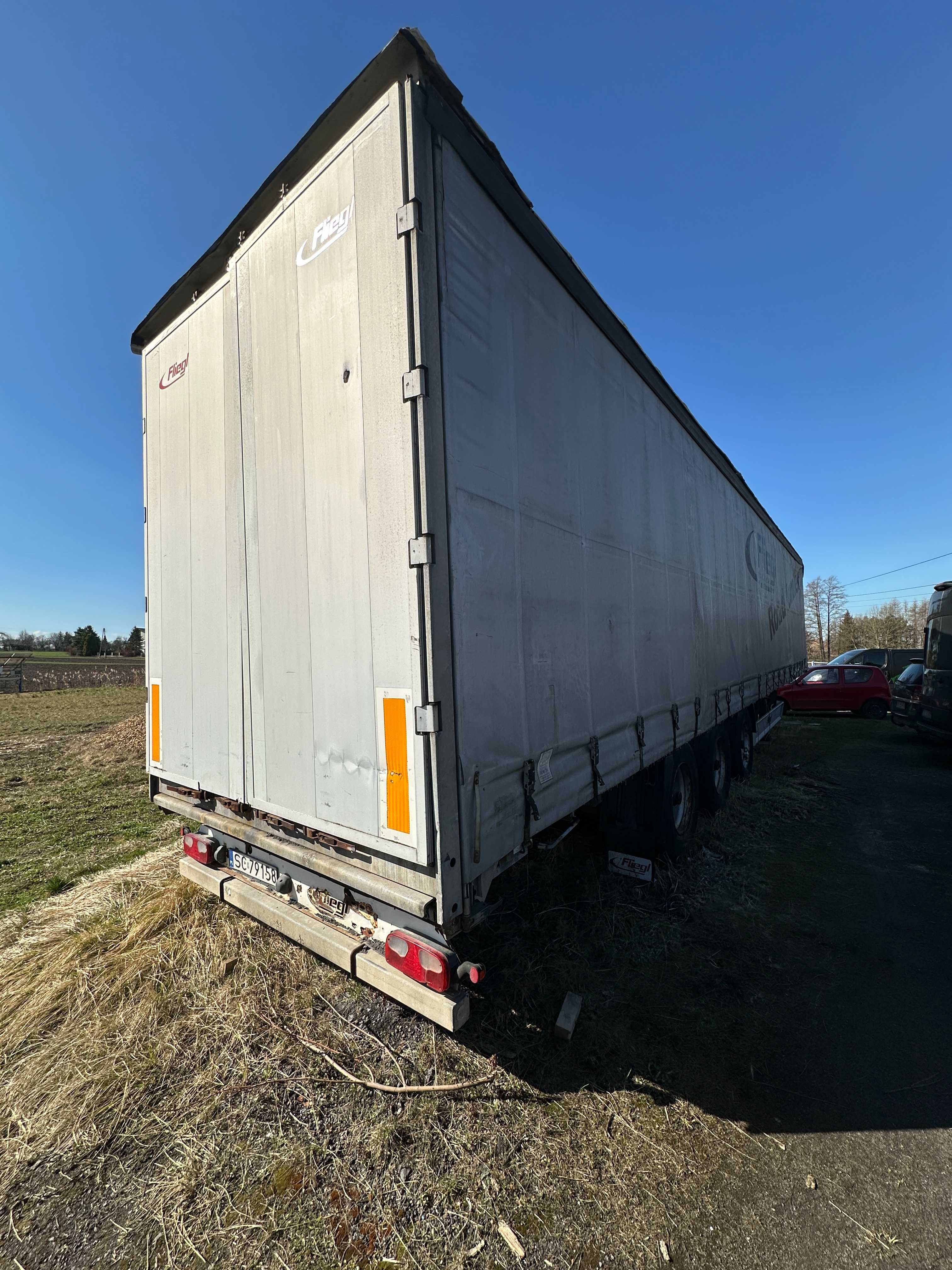 naczepy  Fliegl SDS350 Krone SDP 27 firanka podnoszona mega