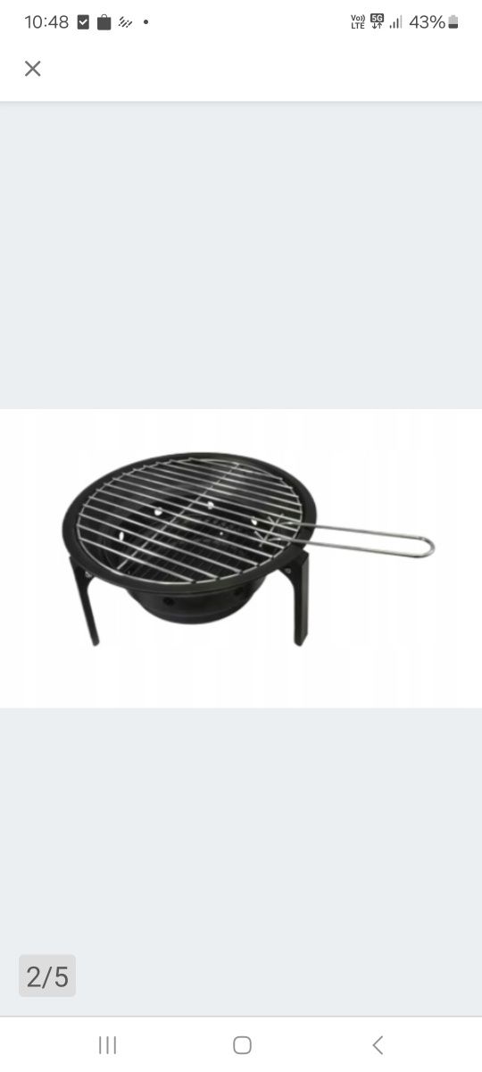 Grill kempingowy/ turystyczny/pokrowiec/camper