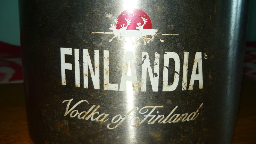 Finlandia wódka wiaderko pojemnik na lód