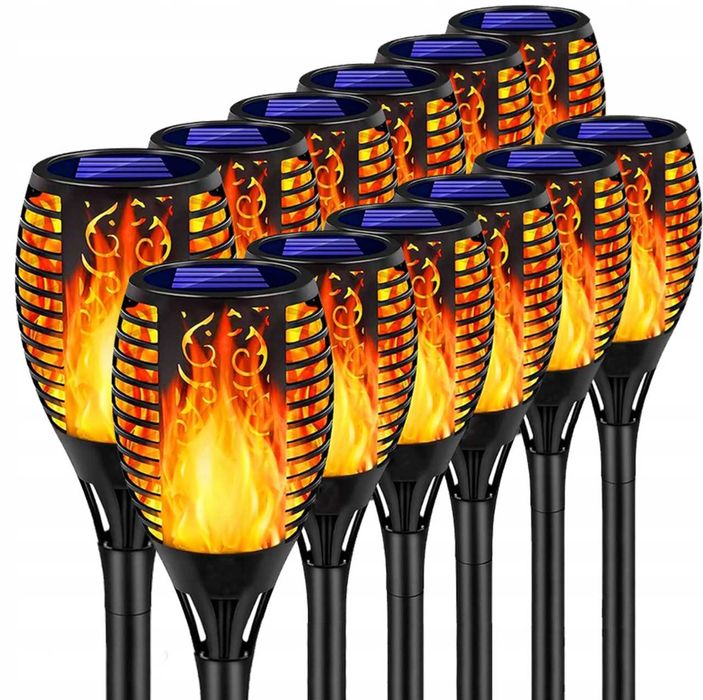 Садовые светильники на солнечной батар LED 12 шт  садові світильники