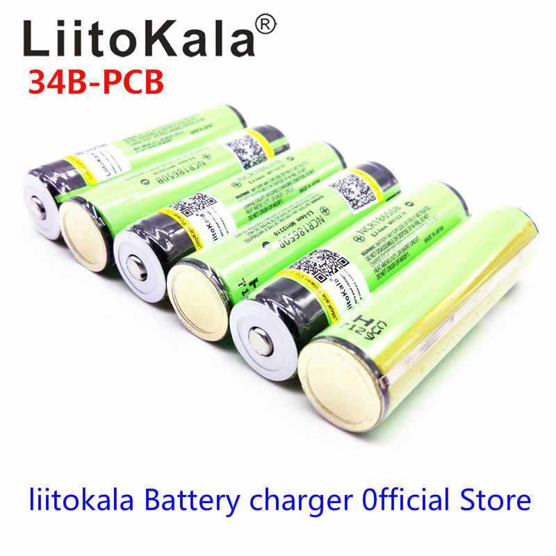 Акумулятор iз захистом 18650 LiitoKala 34B PCB 3400mAh с защитой 2023