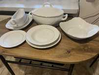 Zestaw porcelanowy 12 osobowy Ćmielów