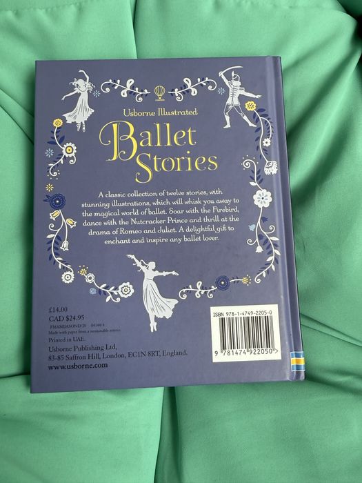 Книга на англійскій мові Ballet Stories Usborne