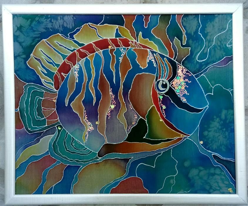 Батик - картина на шелке