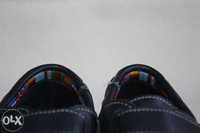 Sapatos em pele azuis-marinho com velcro da INSPIRATION SHOES T.34