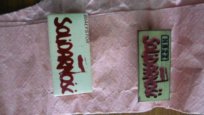 Solidarność plakietka przypinka znaczek Politechnika Częstochowska