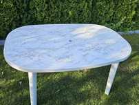 Stół ogrodowy plastikowy 140x90