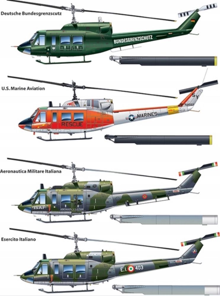 Italeri 26921 Model 1:48 Helikopter Bell AB 212 / UH-1N