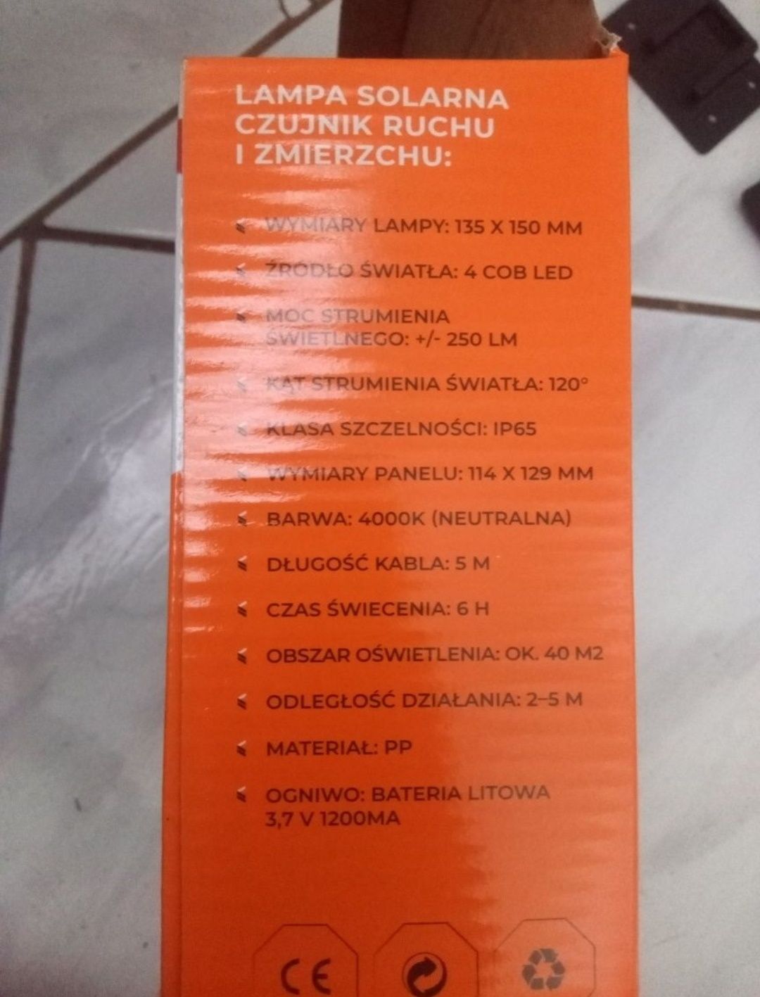 Lampa solarna Led panel oświetlenie 100led 128led solar czujnik ruchu