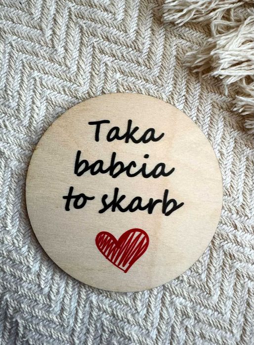 Podstawka pod kubek taka Babcia to skarb prezent Dzień Babci