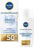 Nivea Sun Krem Tripple Protect Fluid Z Spf50 Na Dzień 40Ml