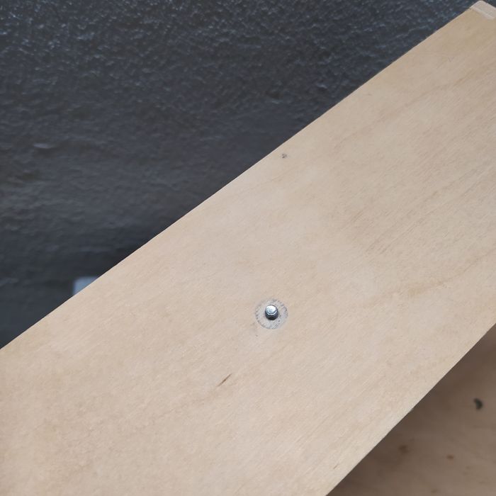 Szafka warsztatowa, metal + sklejka, 8 szuflad