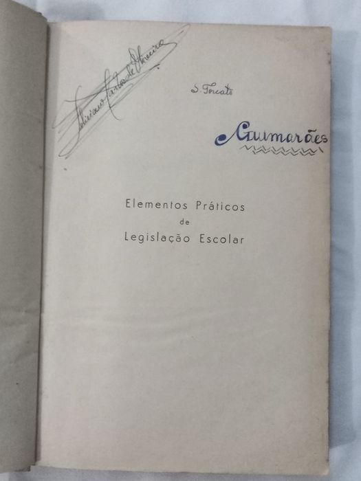 Elementos Práticos de Legislação Escolar - 1949