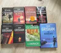 Livros de John Grisham LOTE DE 8 LIVROS