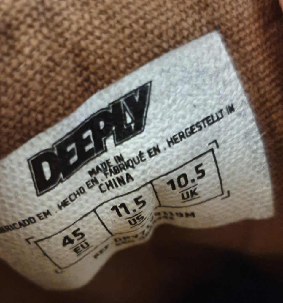 Tenis Deeply Castanhos Homem 45