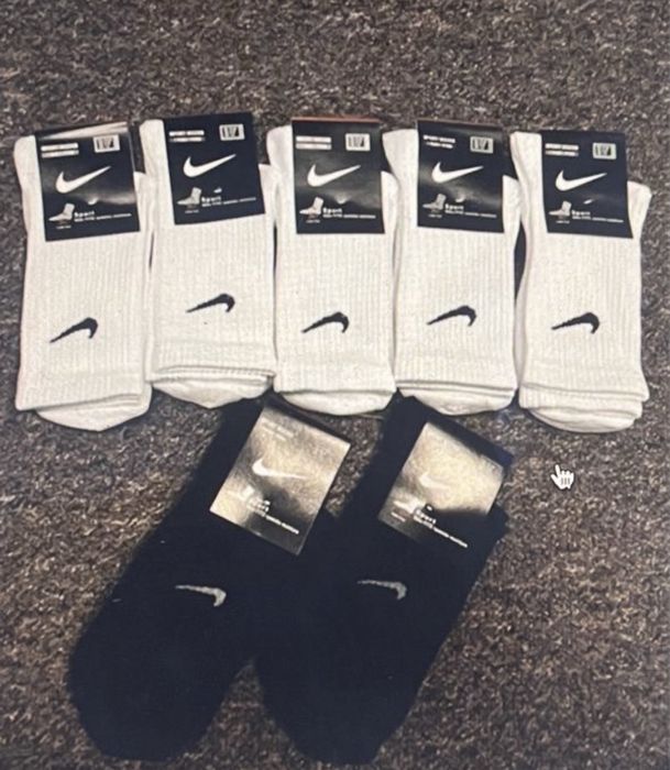 Skarpetki Nike 41-44, 5 par + 2 pary gratis