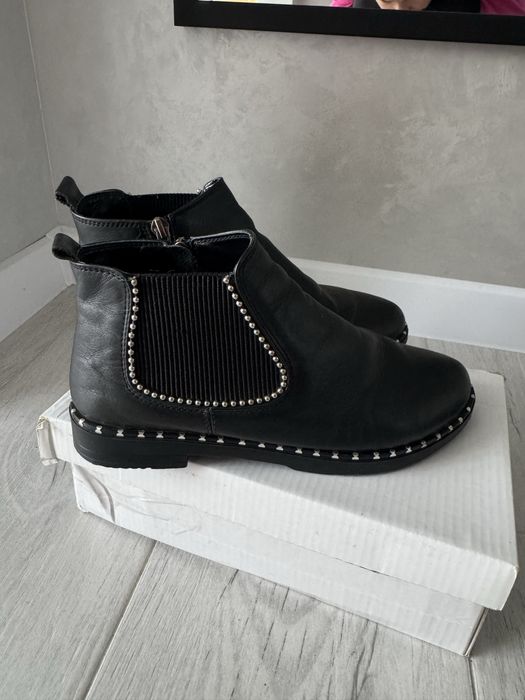 Черевички шкіряні