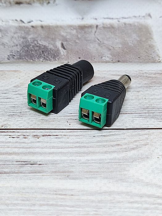 Штекер разъем 5,5-2,1 папа-мама