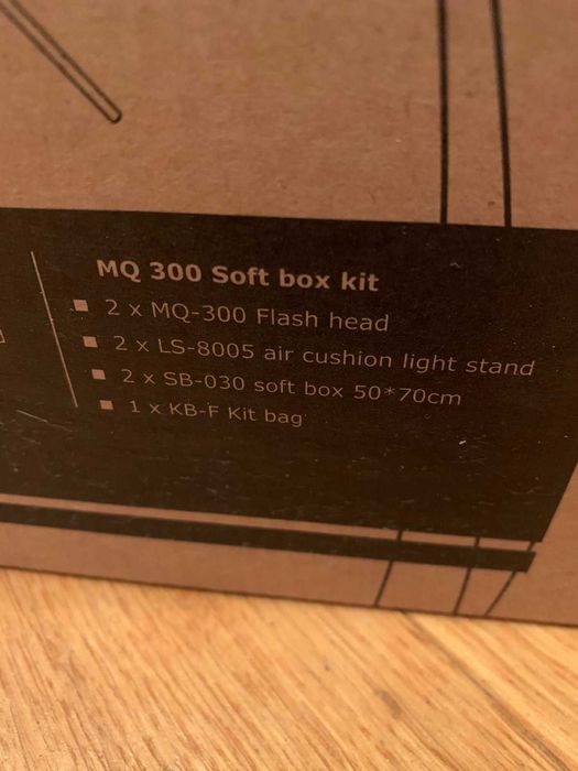 Студийный набор Mircopro MQ-300 Softbox kit, радиосинхронизатор