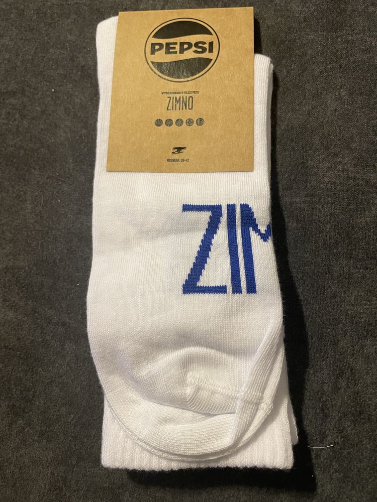 Nowe skarpetki Pepsi x Zimno rozmiar 39-42